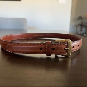 Brown Genuine Leather Belt Size M